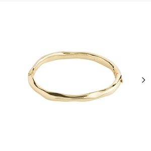 Pilgrim Light Recycled Wavy Bangle Bracelet